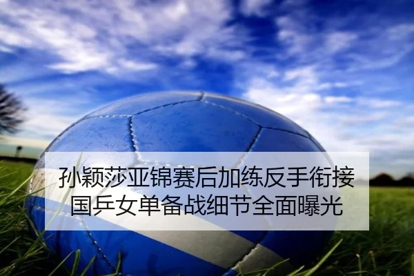 孙颖莎亚锦赛后加练反手衔接 国乒女单备战细节全面曝光（leyu）